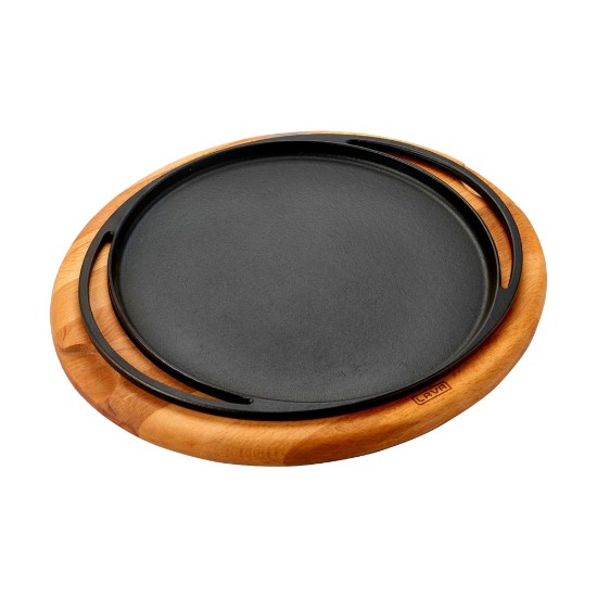 Pizza/pancake pan with wooden stand, 20 cm - LAVA