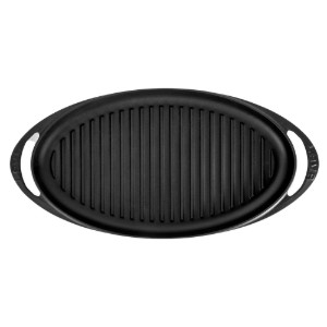 Plaque à griller ovale, fonte, 40 x 23 cm - LAVA