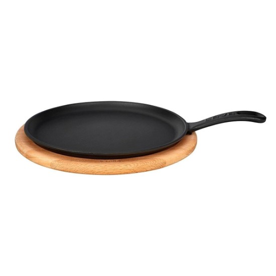 Pancake pan, 26 cm, with wooden stand - LAVA