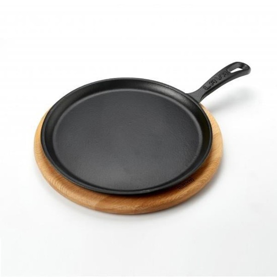 Pancake pan, 26 cm, with wooden stand - LAVA