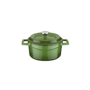 Cast iron saucepan, 16 cm / 1.33 L, green, Trendy - Lava