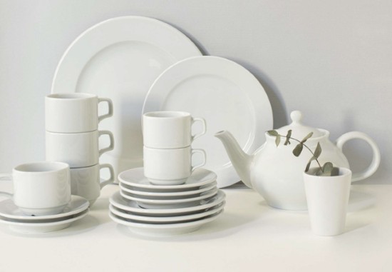Brokastu šķīvis, porcelāns, 18x13cm, "Gastronomi Soley" - Porland