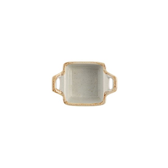 Mini tál, porcelán, 10 cm, Alumilite Seasons, szürke - Porland