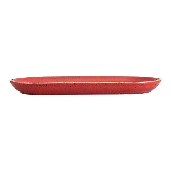 Oval "Séasúir Alumilite" platter 30 x 15 cm, Dearg - Porland  