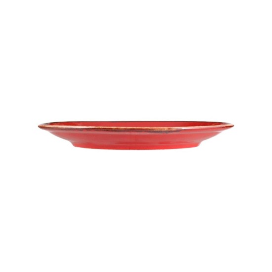 Porcelanasti krožnik, 24 cm, "Letni časi", rdeča - Porland