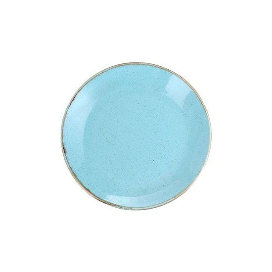 Platt tal-porċellana, 18 cm, 'Seasons', Turquoise - Porland