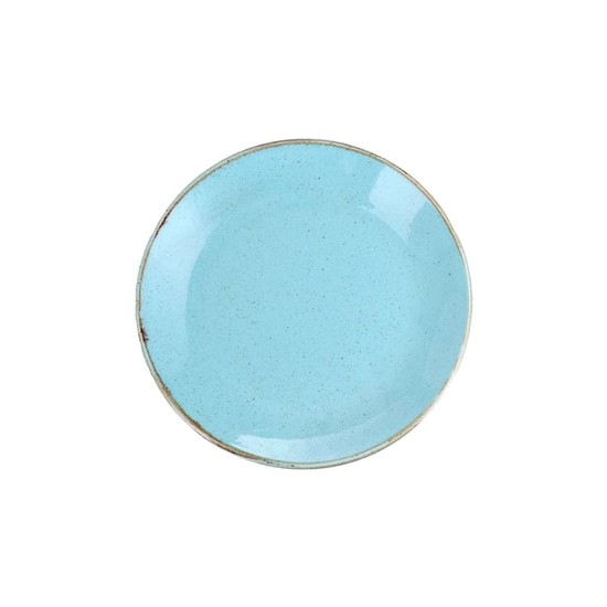 Assiette en porcelaine, 18 cm, 'Seasons', Turquoise - Porland