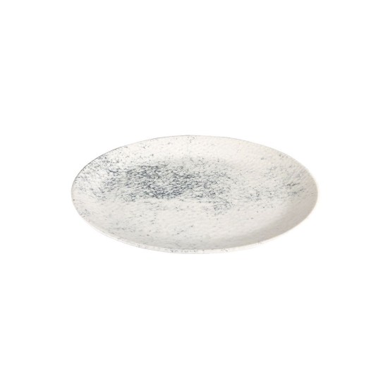 Plat ovale en porcelaine, 21 x 16 cm, "Smoky" - Porland