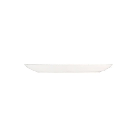 Plat ovale en porcelaine, 21 x 16 cm, "Smoky" - Porland