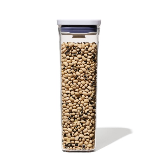 Firkantet madbeholder, plastik, 8 x 8 x 24 cm, 0,8 L - OXO