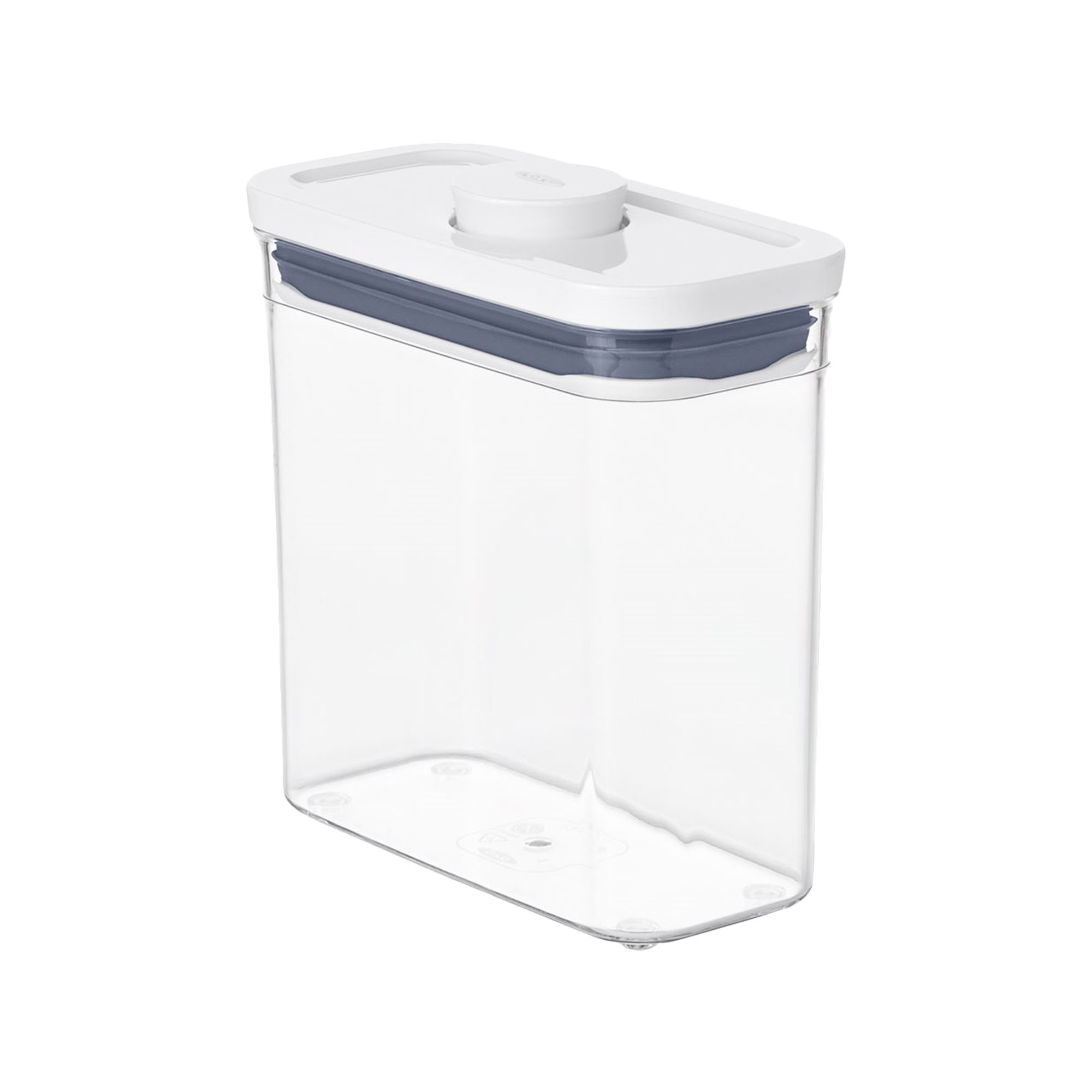 Airtight Laundry Detergent Container Clear Food Storage Box for Rice Flour 1.1L