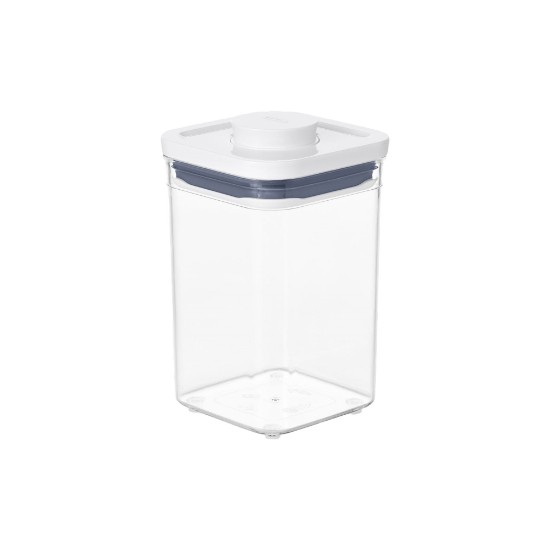 Square food container, plastic, 11 x 11 x 16 cm, 1 L - OXO