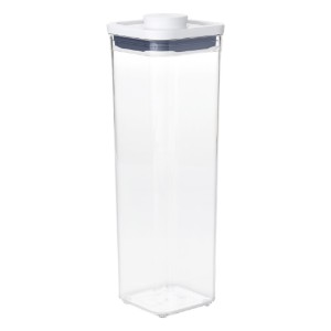 Vierkante voedselcontainer, kunststof, 11 x 11 x 32 cm, 2,1 L - OXO