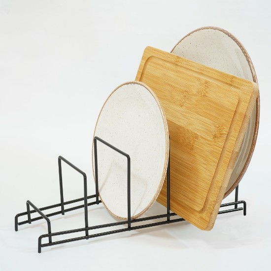 Подставка для посуды, кованое железо, 30,5 x 7,8 x 16,1 см - Zokura