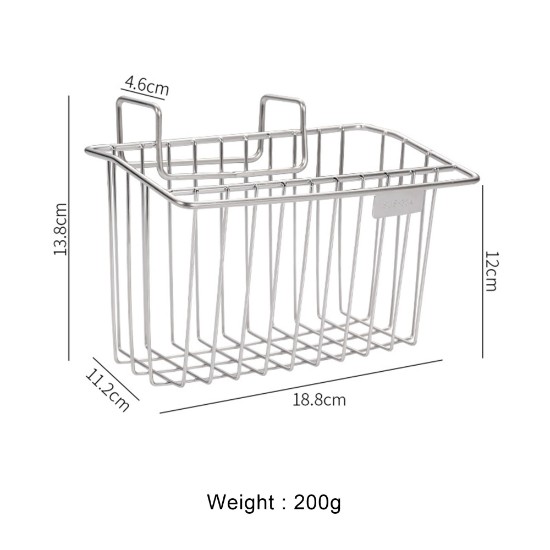 Sink caddy for dish sponges, stainless steel - Zokura