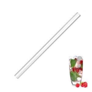 Set of 50 glass straws and cleaning brush, 147 mm - Westmark