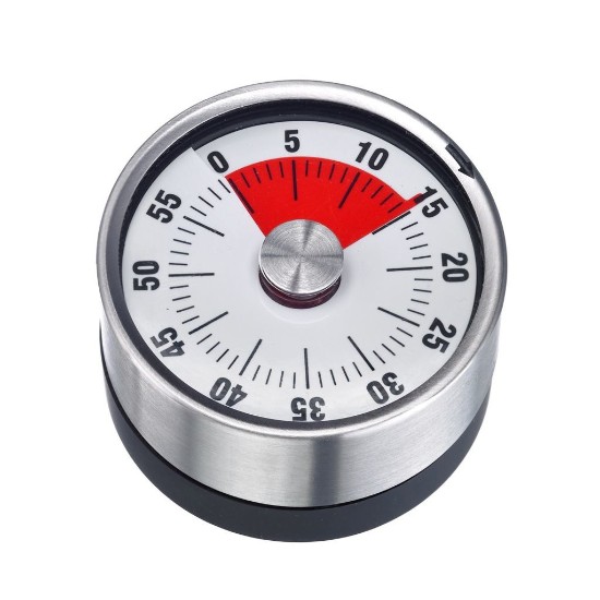 "Futura" mechanical timer, stainless steel - Westmark