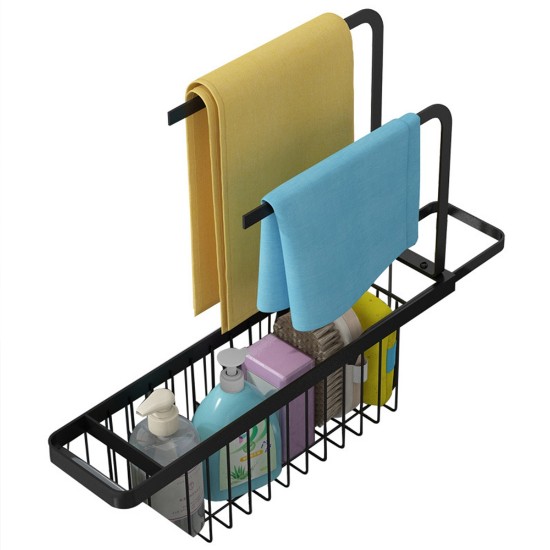 Extensible kitchen sponge holder, carbon steel - Zokura