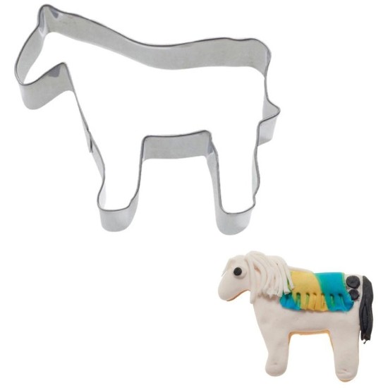 Horse-shaped biscuit cutter, 8 cm, stainless steel - Westmark