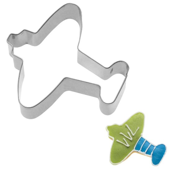 Vykrajovač na sušienky v tvare lietadla, 7 cm, nerez - Westmark