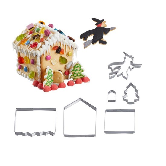 6 parçalı kesici set, "Gingerbread house" - Westmark