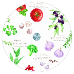 Lazy Susan, 32 cm, glass, "HOME & KITCHEN" - Nuova R2S