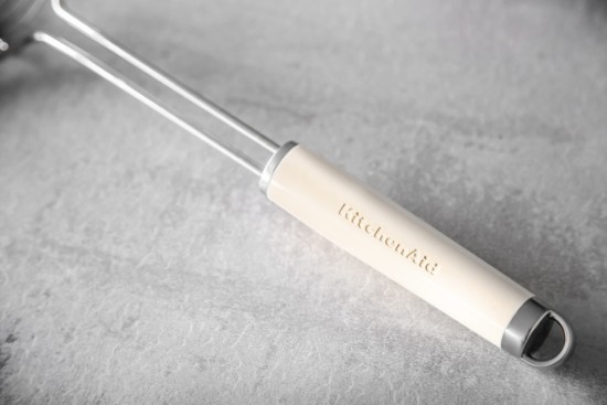 Wire strainer, stainless steel, 35.5 cm, Almond Cream - KitchenAid