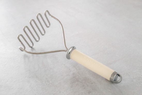 Handmatige pureepers, 26 cm, roestvrij staal, Almond Cream- KitchenAid