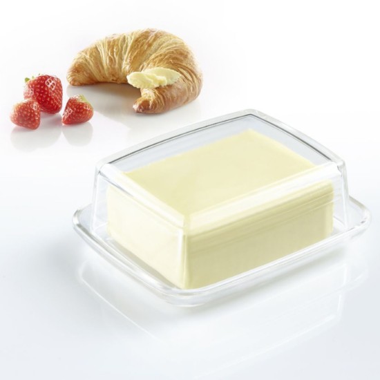 Butterdose, aus Glas, 14,3 x 11,8 cm - Westmark