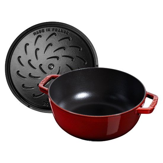 Dökme demir tencere, 24cm/3.6L, "Essential", Grenadine - Staub