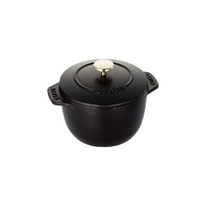 Cocotte cooking pot for rice 12 cm/0,75 l, <<Black>> - Staub 