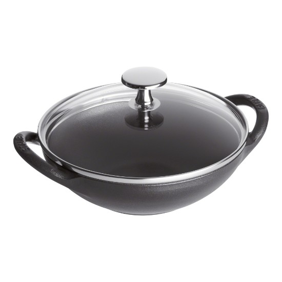 Мини-вок, ливено гвожђе, 16цм, Black - Staub