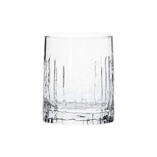 3-delt whiskyglassæt, lavet af glas, 355ml, "Oak" - Borgonovo