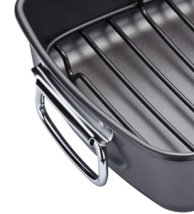 Steak roasting pan, steel, 40 x 28 cm - MasterClass
