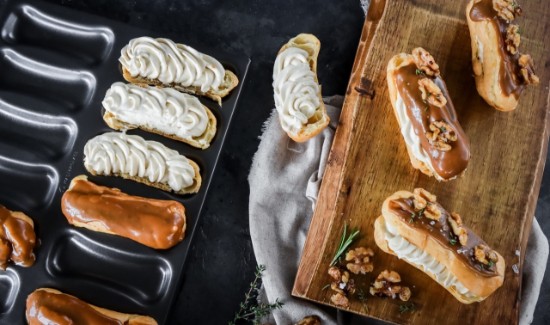 Bandeja para éclairs, 31 x 16,5 cm, aço - Kitchen Craft