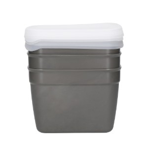 3-delt opbevaringsbeholdersæt, bioplast, 1200 ml - Natural Elements