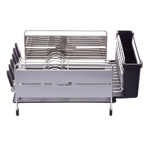 Dish drainer, stainless steel, 44.5 x 32 x 19.5 - Kitchen Craft