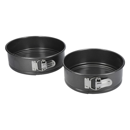 Juego de 2 moldes redondos para hornear pasteles, acero - Kitchen Craft