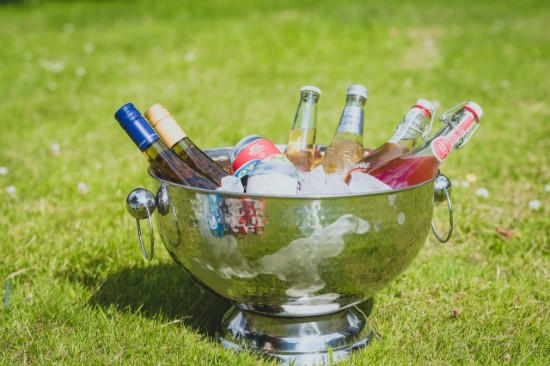 Seau à glace en acier inoxydable avec poignées - BarCraft