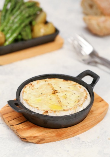 Taġen żgħir tal-qali, ħadid fondut, 12 ċm, bi stand tal-injam - Artesa
