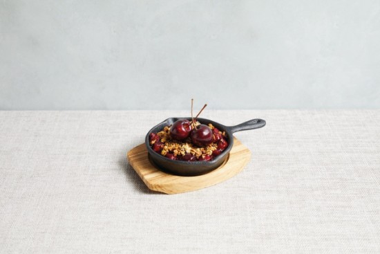 Mini stegepande 11,5 cm, med træstativ – Kitchen Craft