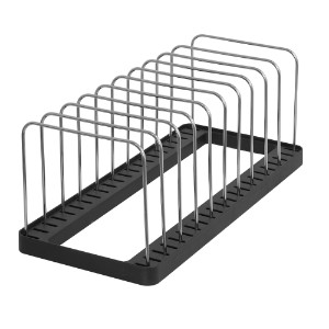 Rack tal-platti, stainless steel, 39.5x18.2x17.5cm - Zokura 