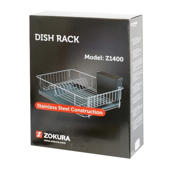 Dish drying rack, stainless steel - Zokura