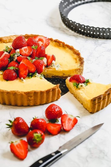 Moule à tarte perforé en acier 20 cm - Kitchen Craft