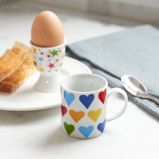 "Hearts" espresso cup, porcelain, 80 ml - Kitchen Craft