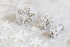 Sett għat-tiżjin tal-kejkijiet, mudell snowflake - minn Kitchen Craft