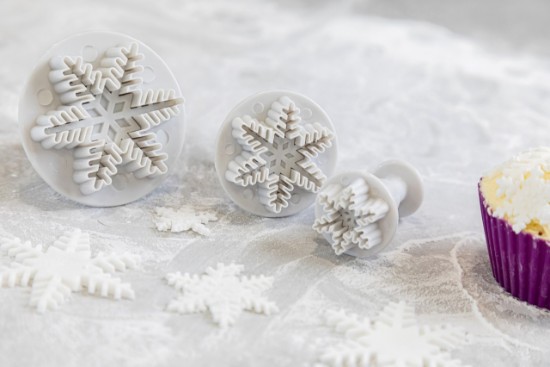 Set for decorating cakes, snowflake model - by Kitchen Craft