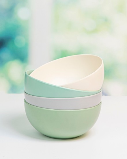 Zestaw 4 misek z melaminy, 15 cm - Colourworks