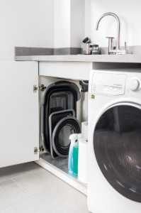 Πτυσσόμενο καλάθι πλυντηρίου, πολυπροπυλένιο, 60,5 x 40 cm - MasterClass