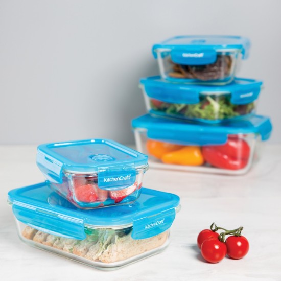 Food container, rectangular, 1.8 L, made of glass - Kitchen Craft
